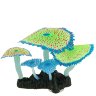 Флуоресцентная декорация Gloxy Кораллы зонтничные зеленые, 14х6,5х12 см.
