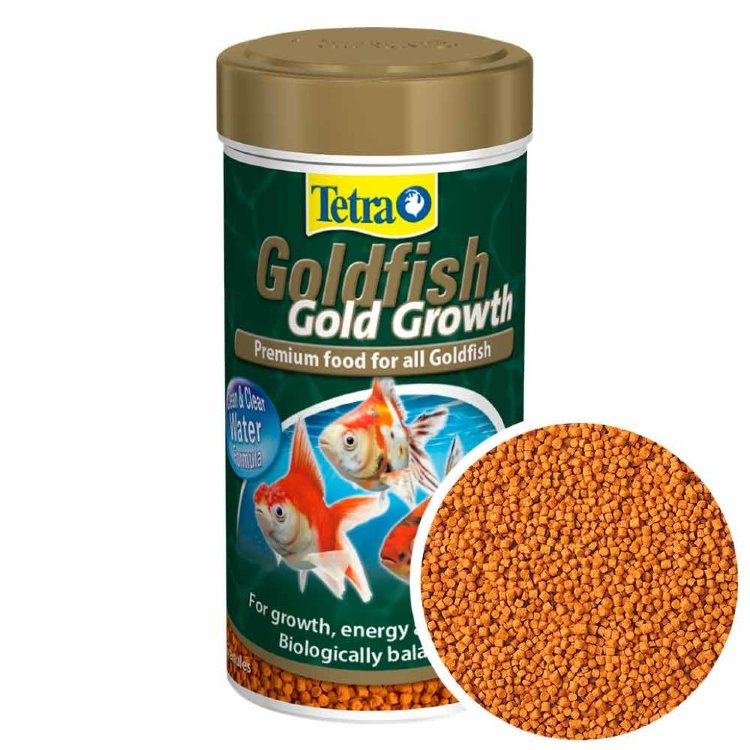 Премиум корм для всех золотых рыб Tetra Goldfish Gold Growth 250 мл.