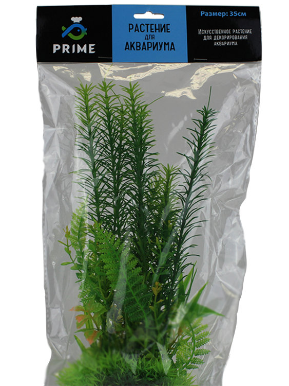 Композиция из пластиковых растений для аквариума 30 см. Prime Z1403