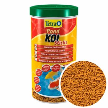 Корм для карпов Кои Tetra Pond Koil Sticks, банка 1 л. Основной корм для для карпов Кои в виде плавающих на поверхности кормовых палочек.