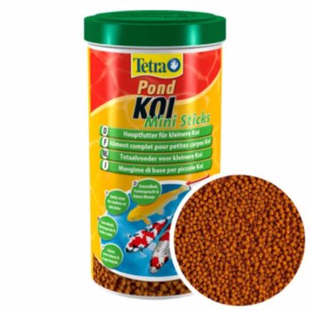 Корм для мальков карпа Кои Tetra Koil Sticks Junior, банка 1 л. Корм для мальков карпов Кои в виде палочек, разработанный для обеспечения здорового роста.