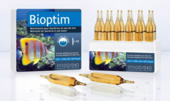 Препарат для роста бактерий Prodibio Bioptim 12 шт. BIOPTIM препарат стимулирующий рост и развитие бактерий в морском аквариуме (12шт)