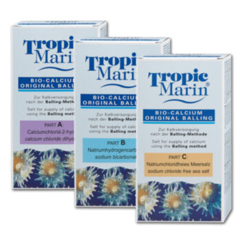 Добавка Tropic Marin Bio-Calcium Original Balling B 1 кг. Отдельные солевые компоненты для обеспечения кальцием по методу Баллинга.