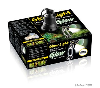 Светильник Exo-Terra Glow Light навесной галогеновый Exo Terra Светильник для ламп накаливания Glow Light дает универсальный источник тепла или света в той части террариума, где это необходимо. 