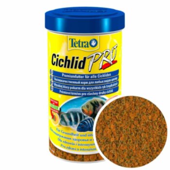 Корм для Цихлид Tetra Cichlid Pro, банка 500 мл. Професиональный корм для любых видов цихлид, высокое содержание природных усилителей цвета