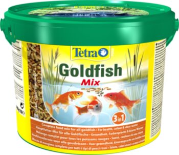 Корм для золотых рыб Tetra Pond GoldMix 10л. Pond GoldMix 10л, корм для золотых рыб смесь
