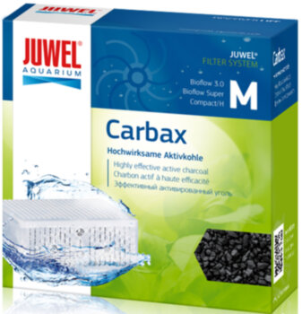 Угольный наполнитель для аквариумного фильтра Carbax Juwel M/Bioflow 3.0/Compact Отличные свойства абсорбции Carbax на длительное время и быстро связывают окрашивания, пахучие и токсичные вещества и обеспечивают кристальную чистоту воды.