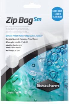 Мешок для наполнителей Seachem Zip Bag S (32х14 см.) Seachem Small Zip Bag ™ S - это сетчатый мешок для хранения фильтрующих материалов.