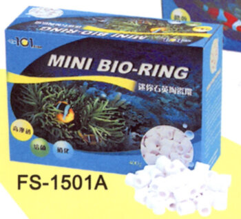 Наполнитель Aqua-Pro керамический биологической очистки MINI BIO-RING 400 гр. Наполнитель керамический биологической очистки "MINI BIO-RING" 400гр