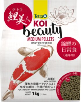 Корм для прудовых рыб Tetra KOI Beauty Medium 4л Корм для прудовых рыб Tetra KOI Beauty Medium 4л
