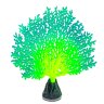 Флуоресцентная декорация Gloxy Коралл веерный зеленый, 13,5х3х16 см.