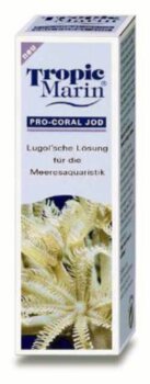 Добавка Tropic Marin Pro-Coral Iodine 50 мл. Добавка Pro-Coral Iodine 50мл Раствор Люголя для морских аквариумов.