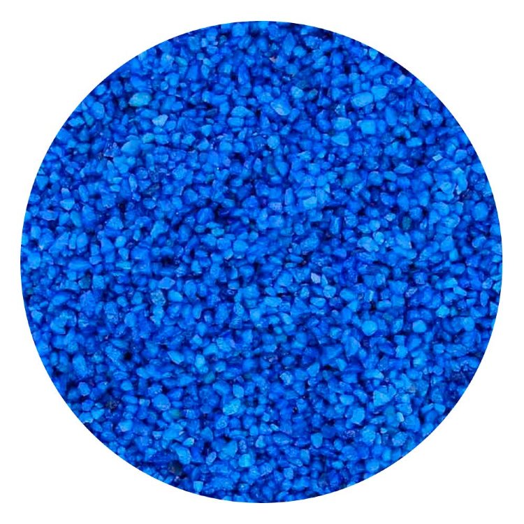 Глазированный грунт для аквариума Prime Синий 3-5мм 2,7кг