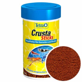 Корм для креветок Tetra Crusta Sticks, банка 100 мл. Корм для креветок и раков в виде палочек, с формулой BioActive.