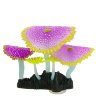 Флуоресцентная декорация Gloxy Кораллы зонтничные фиолетовые, 14х6,5х12 см.