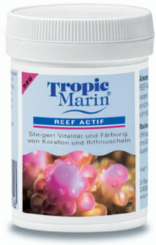 Добавка Tropic Marin Reef Actif 500 мл. Препарат очищает воду между подменами, поддерживая среду с оптимальными постоянными параметрами