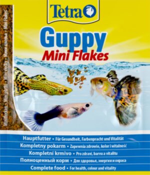 Корм Корм Tetra Guppy Mini Flakes 12гр. TetraGuppy Mini Flakes 12гр пакет мини-хлопья