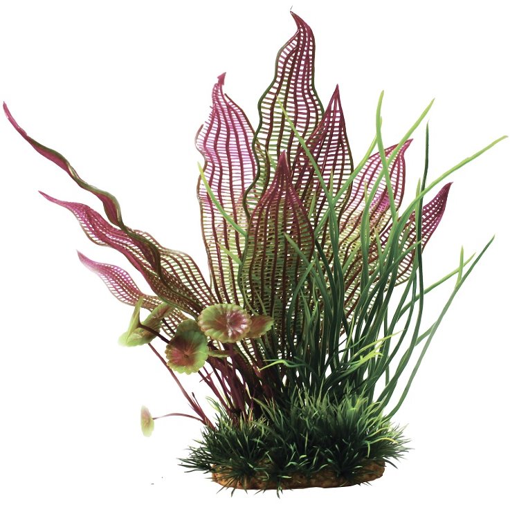 Композиция из пластиковых растений для аквариума Prime 20 см.