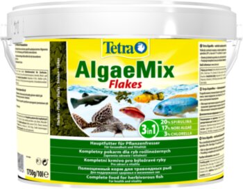 Корм Tetra Algae Mix 10л. TetraAlgae Mix 10л растительные хлопья