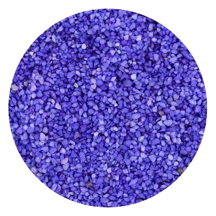Глазированный грунт для аквариума Prime Фиолетовый 3-5мм  2,7кг
