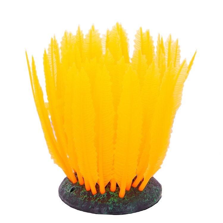 Флуоресцентная декорация Gloxy Морская лилия оранжевая, 10х7,5х11 см.