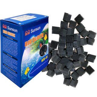 Биокубы пластиковые Sunsun 30 шт. (30x30 мм.) Биокубики пластиковые 30шт, 30x30мм - наполнитель внешних для фильтров