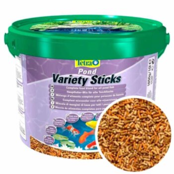 Корм для всех прудовых рыб Tetra Pond Variety Sticks bucket, ведро 10л/2.6кг. Смесь из трех различных видов палочек, обеспечит полноценное и разнообразное кормление для всех прудовых рыб.
