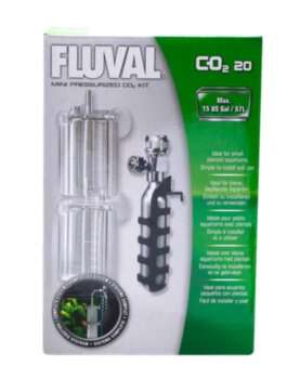 Набор CO2 20 гр Fluval Система СО2 от Fluval обеспечивают оптимальный уровень углекислого
газа для растений в аквариуме.
