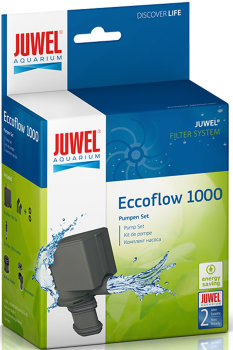 Помпа Juwel Eccoflow 1000 Насосы JUWEL Eccoflow – это новое поколение высокоэффективных и практически бесшумных лопастных насосов. Они отличаются бесшумной работой и низким потреблением электроэнергии.