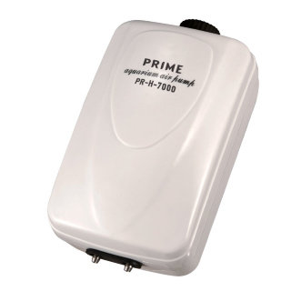 Компрессор Prime H 7000 Мембранный компрессор Хосе для аквариума 300 — 700 литров. Компрессор Prime, для аквариума, двухканальный регулируемый, глубина аквариума до 120см. бесшумный