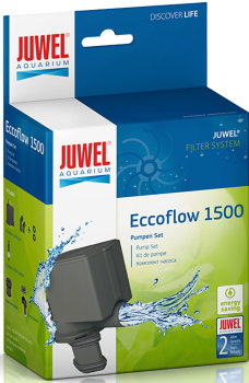 Помпа Juwel Eccoflow 1500 Насосы JUWEL Eccoflow – это новое поколение высокоэффективных и практически бесшумных лопастных насосов. Они отличаются бесшумной работой и низким потреблением электроэнергии.