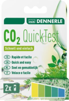 Тест для мгновенного измерения Dennerle CO2 QuickTest (2шт) С помощью этого теста вы можете легко определить содержание углекислого газа в воде.