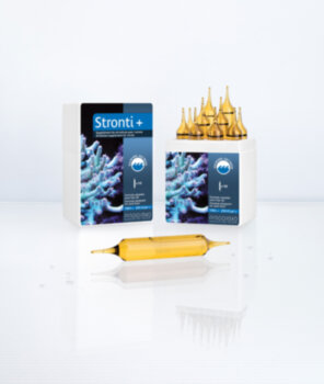 Добавка стронция Prodibio Stronti+ PRO10 10 шт. Обеспечивает потребность в стронции и стимулирует рост твёрдых короллов и продукцию известковых кораллообразующих красных водорослей, преобразующих декор аквариума.