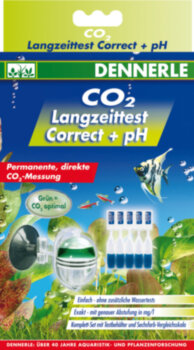 Тест для непрерывного измерения CO2 Dennerle long-term test Correct + pH Длительный тест для измерения концентрации углекислого газа.