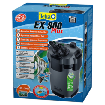 Фильтр внешний Tetra EX 800 Plus Легендарный внешний фильтр Tetra EX 800 Plus, для аквариума 100 - 300 литров. С регулировкой потока, наполнителями, флейтой и керамическим валом. Готов к работе!