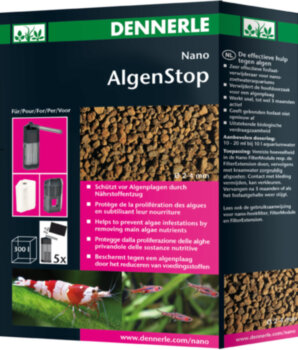 Антифос Dennerle Nano AlgenStop для 300 мл. Высокоэффективный наполнитель для удаления фосфатов для миниатюрных пресноводных аквариумов.