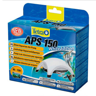 Компрессор Tetra АРS 150 (белый) Мембранный компрессор Тетра для аквариума 80 — 100 литров. Очень тихий и надежный компрессор от немецкого производителя Тетра, на два канала. В комплекте краны регулировки потока.