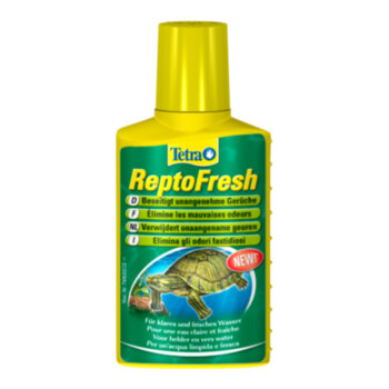 Кондиционер Tetra Repto Fresh 100мл. Создает чистую воду. Удаляет неприятные запахи. Ускоряет естественное разложение отходов. 