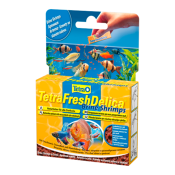Лакомства для рыб в форме желе Tetra Fresh Delica Brine Shrimps 48 г. Лакомства для рыб в форме желе с креветками 