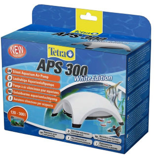 Компрессор Tetra АРS 300 (белый) Мембранный компрессор Тетра для аквариума 120 — 300 литров. Очень тихий и надежный компрессор от немецкого производителя Тетра, на два канала. В комплекте краны регулировки потока.