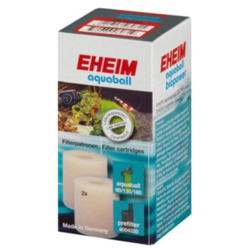 Губка для фильтра Eheim Aqua Ball 60 - 180 и Biopower 160 - 240 (2 шт.) Губка для фильтра Aqua Ball 60 - 180 и biopower 160 - 240 (2 шт). Вес: 0,021 кг. Упаковка: по 1 шт