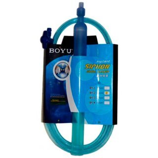 Сифон Boyu BY-3 Круглый с краном (51 см. ⌀40 мм.) Сифон круглый для очистки грунта аквариума со шлангом и краном, длина насадки 51см, диаметр насадки ⌀ 40мм.