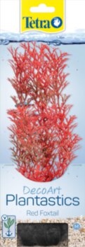 Растение Tetra DecoArt Plant M Foxtail Red 23 см. (Перистолистник красный) Естественно выглядящая искусственная копия перистолистника красного, водного растения с ярко-красными перистыми листьями.