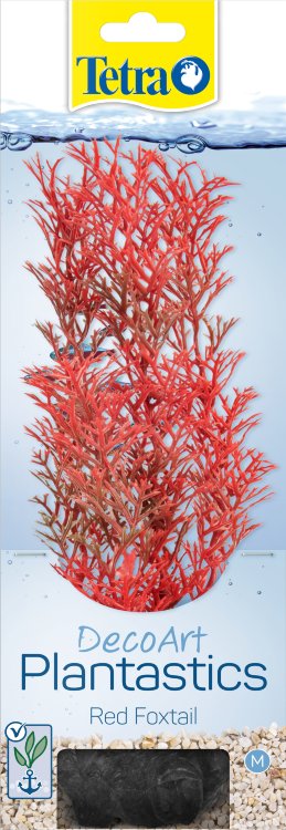 Растение Tetra DecoArt Plant M Foxtail Red 23 см. (Перистолистник красный)
