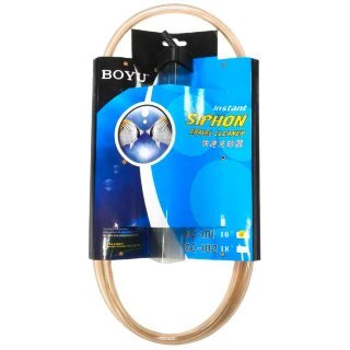 Сифон Boyu GC-101 Треугольный (25.8 см. ⌀3.8 см.) Сифон для очистки грунта аквариума с треугольным заборным раструбом, длина насадки 25,8см, диаметр насадки ⌀3,8см.