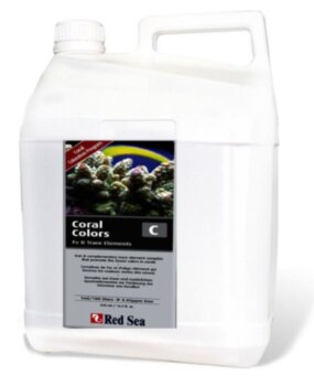 Добавка Red Sea Coral Colors C (Железо/Микроэлементы) 5 л. Комплекс из 11 "легких" металлов, таких как: железо, марганец, кобальт, медь, алюминий, цинк, хром и никель.
