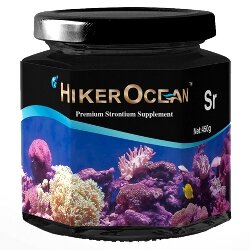 Добавка Hiker Ocean Strontium Supplement 450 г. Добавка стронций для морских рифовых аквариумов, банка