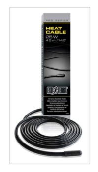 Нагреватель для субстратов, Heat Cable, 25 Вт ​Нагреватель для субстратов. Термошнур Экзо Терра дают самый высокий нагрев на единицу длины шнура. 