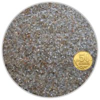 Кварцевый песок для аквариума Биодизайн молочный 0,8-1,4мм. (пакет 4л. 5кг.)