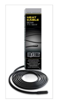 Нагреватель для субстратов, Heat Cable, 50 Вт ​Нагреватель для субстратов. Термошнур Экзо Терра дают самый высокий нагрев на единицу длины шнура. 